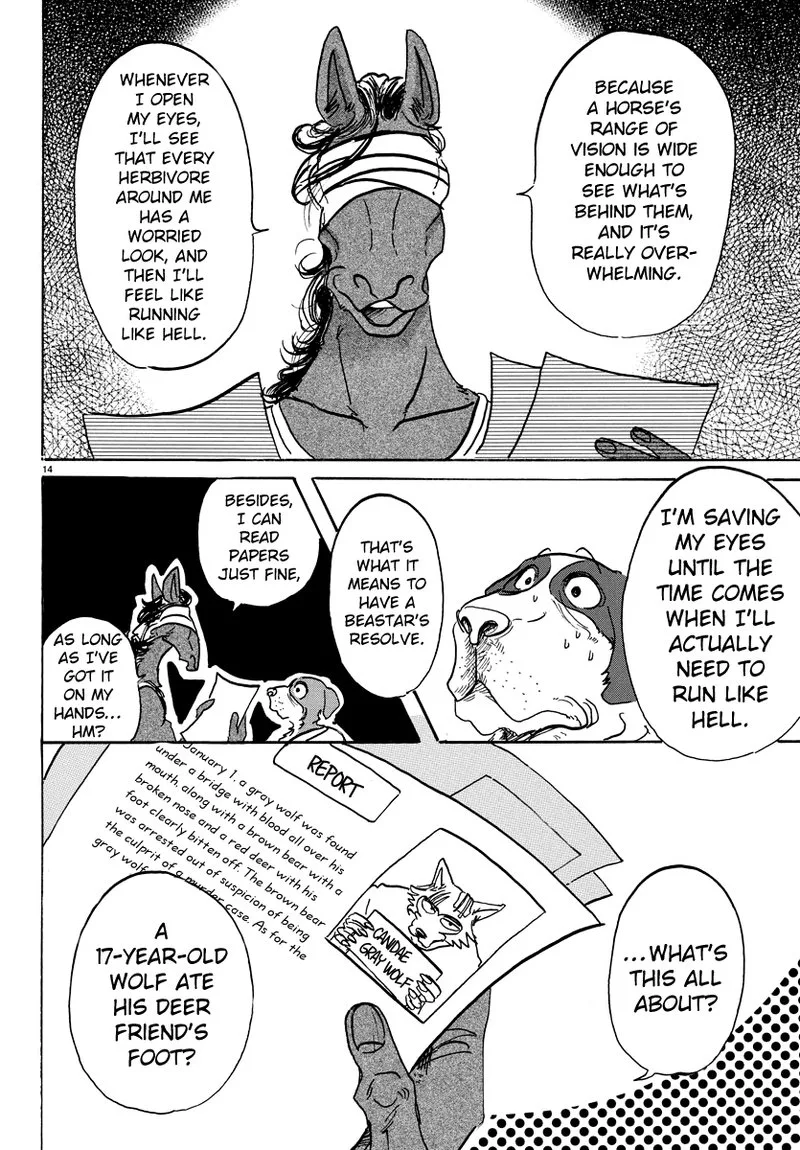 Beastars Chapter 99 page 14