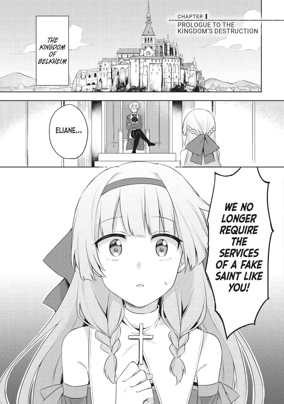 Because I, the True Saint, Was Banished, That Country Is Done For! Chapter 1 page 5