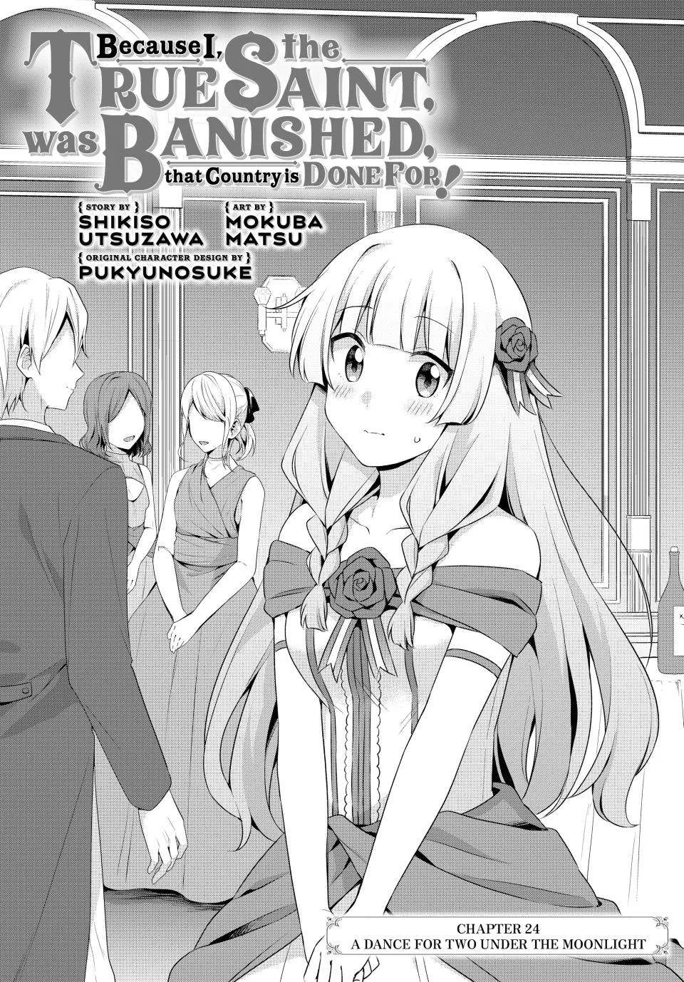 Because I, the True Saint, Was Banished, That Country Is Done For! Chapter 24 page 1
