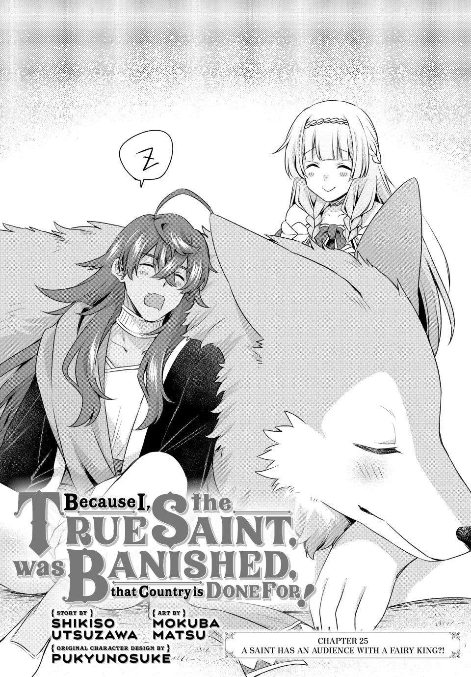 Because I, the True Saint, Was Banished, That Country Is Done For! Chapter 25 page 1
