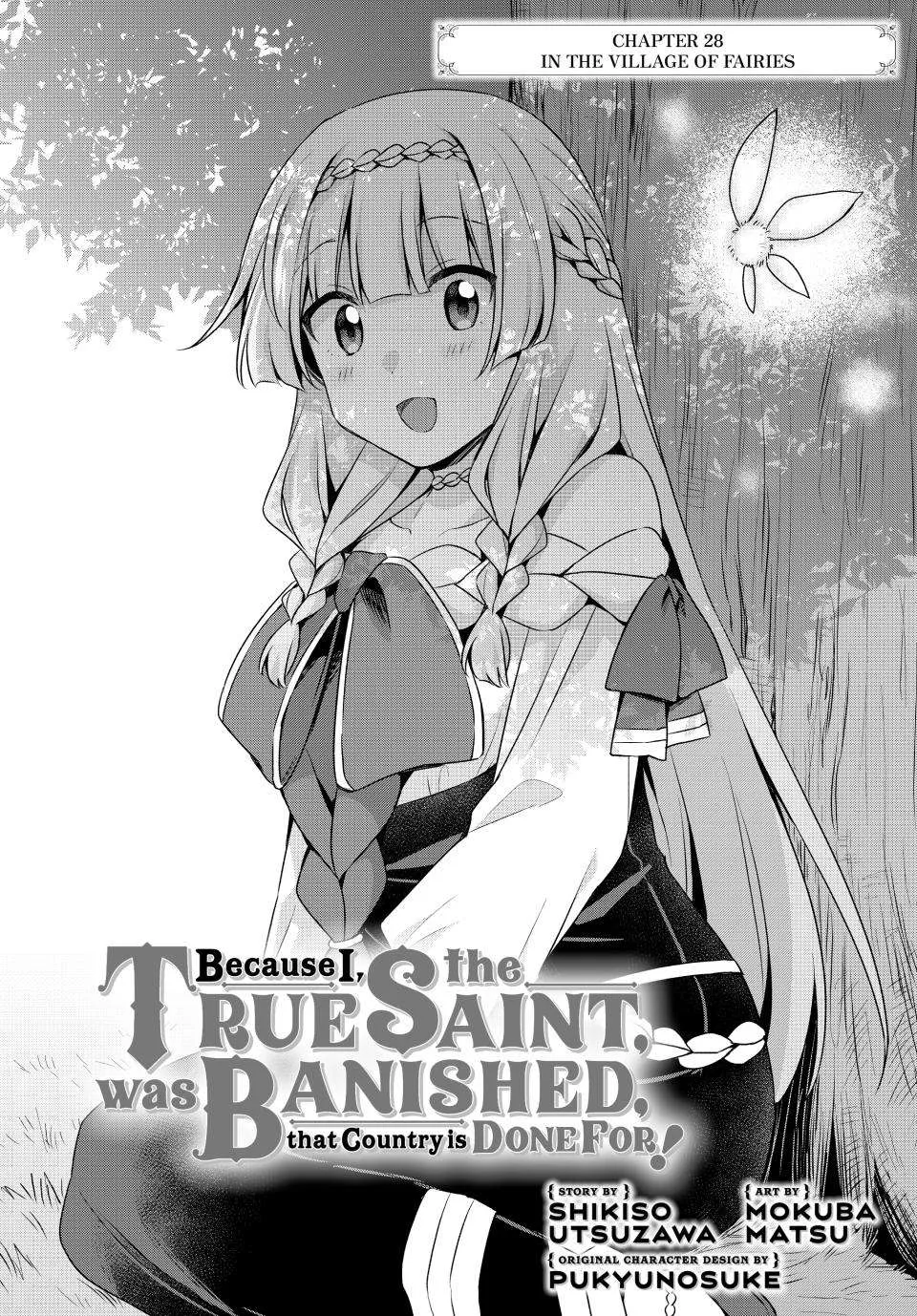 Because I, the True Saint, Was Banished, That Country Is Done For! Chapter 28 page 1