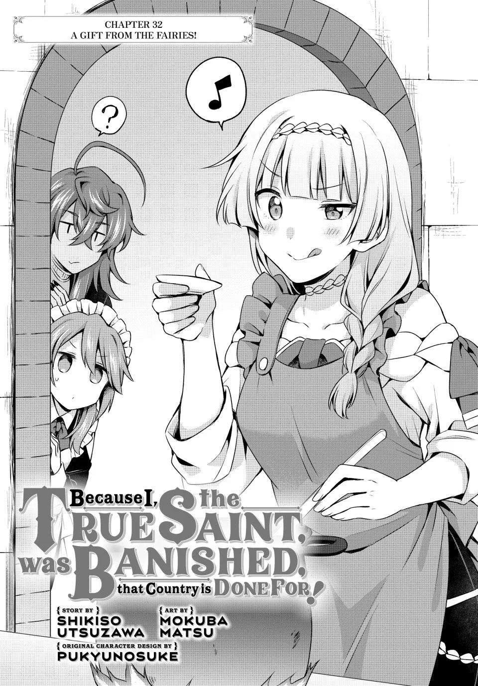 Because I, the True Saint, Was Banished, That Country Is Done For! Chapter 32 page 1