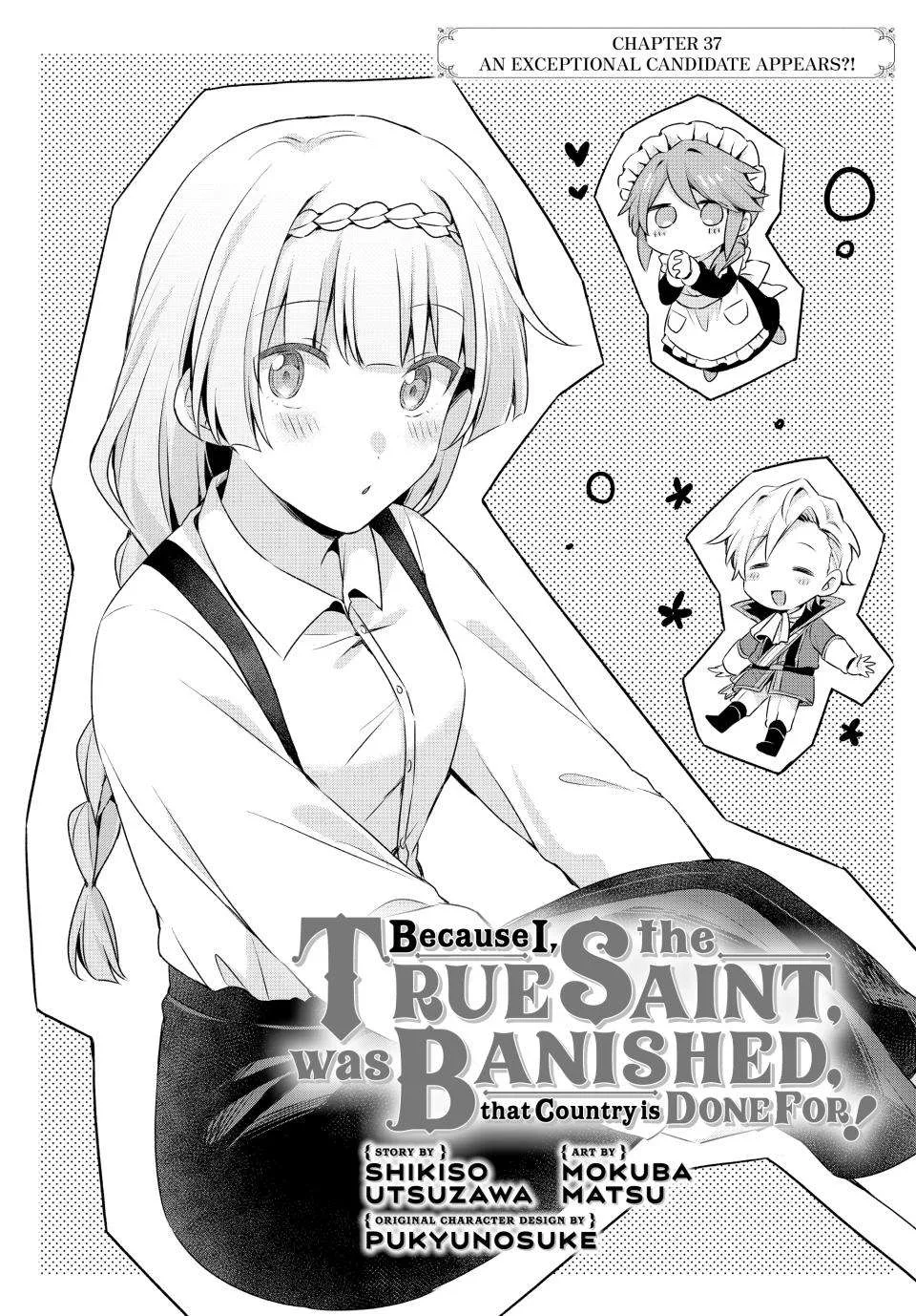 Because I, the True Saint, Was Banished, That Country Is Done For! Chapter 37 page 1