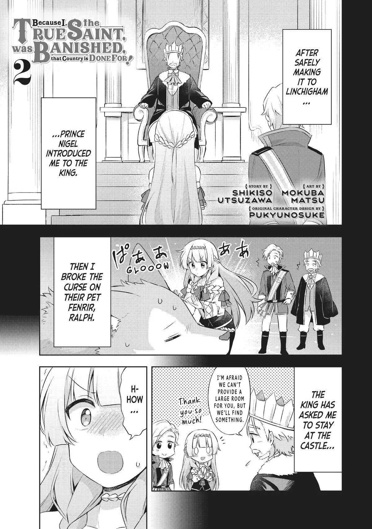Because I, the True Saint, Was Banished, That Country Is Done For! Chapter 5 page 2