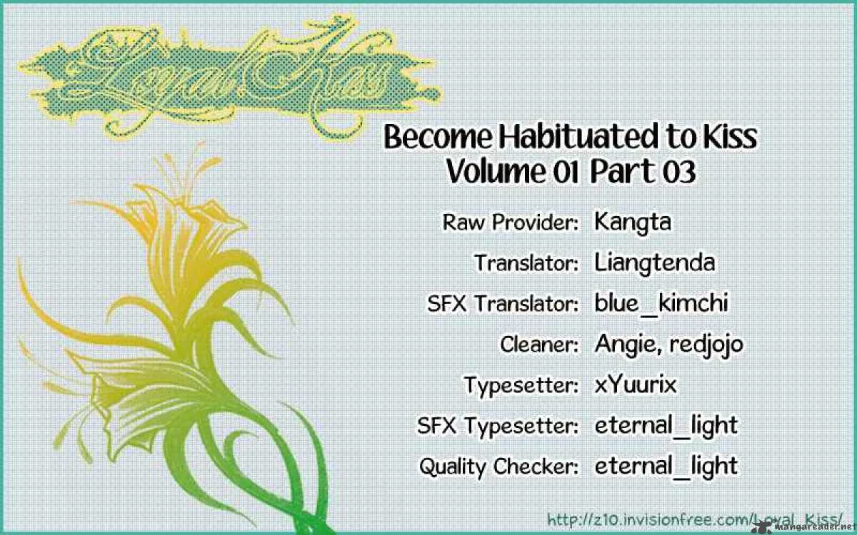 Become Habituated to Kiss Chapter 3 page 1