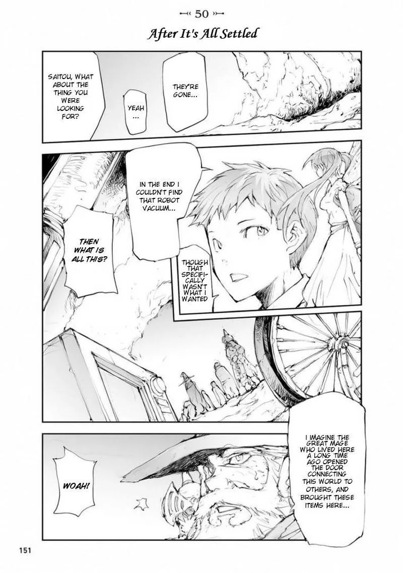 Benriya Saitou-san, Isekai ni Iku Chapter 50 page 1