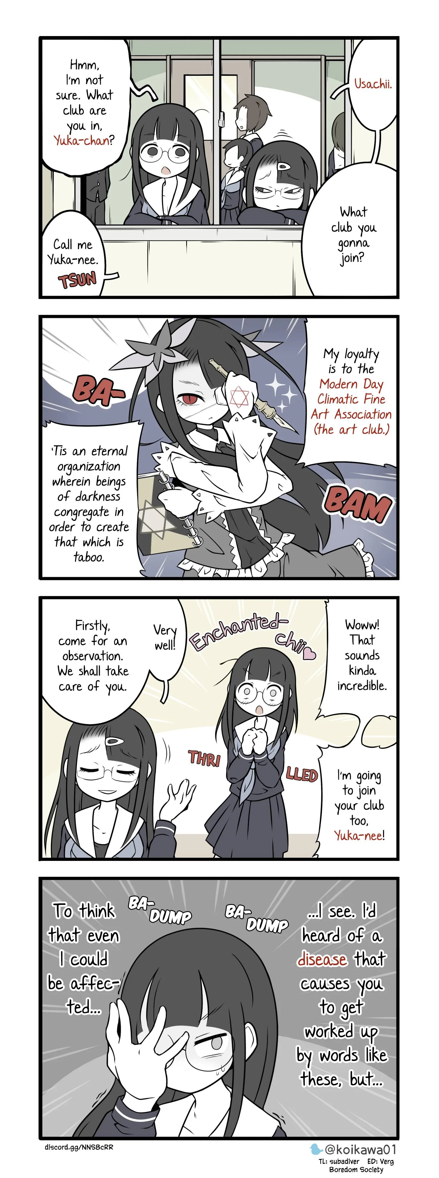 Bijutsubu Girl Chapter 103 page 1