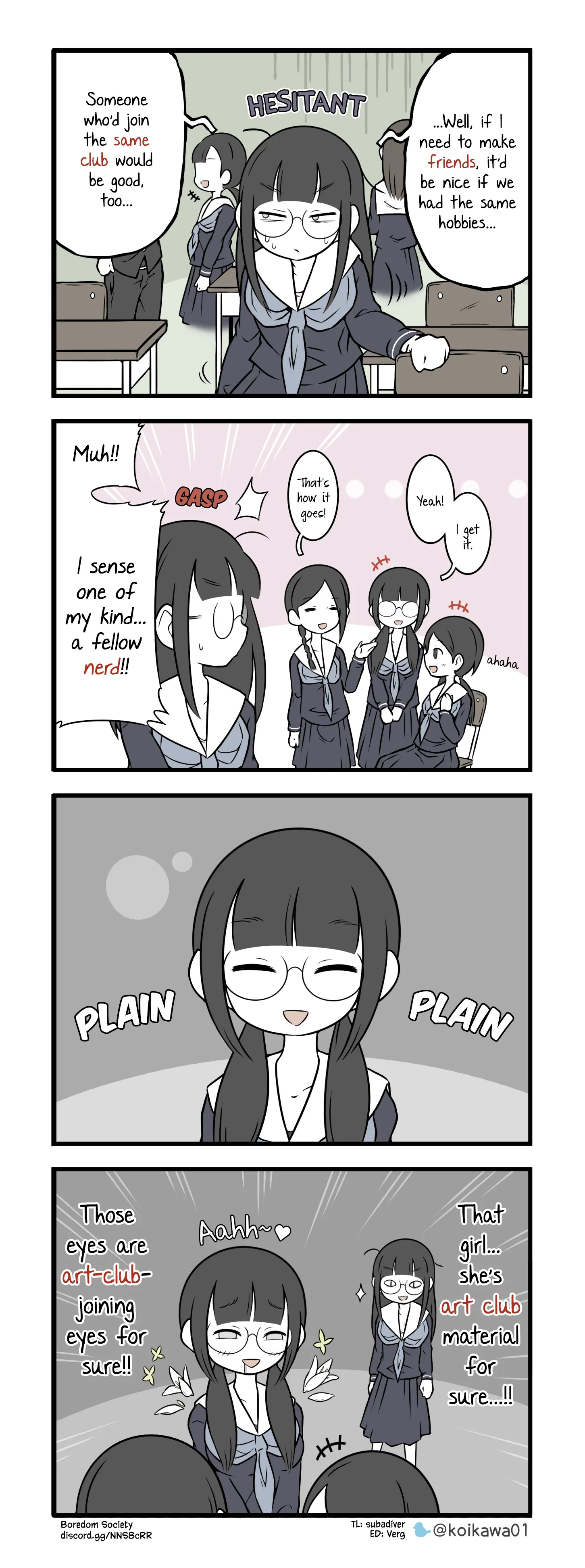 Bijutsubu Girl Chapter 105 page 1