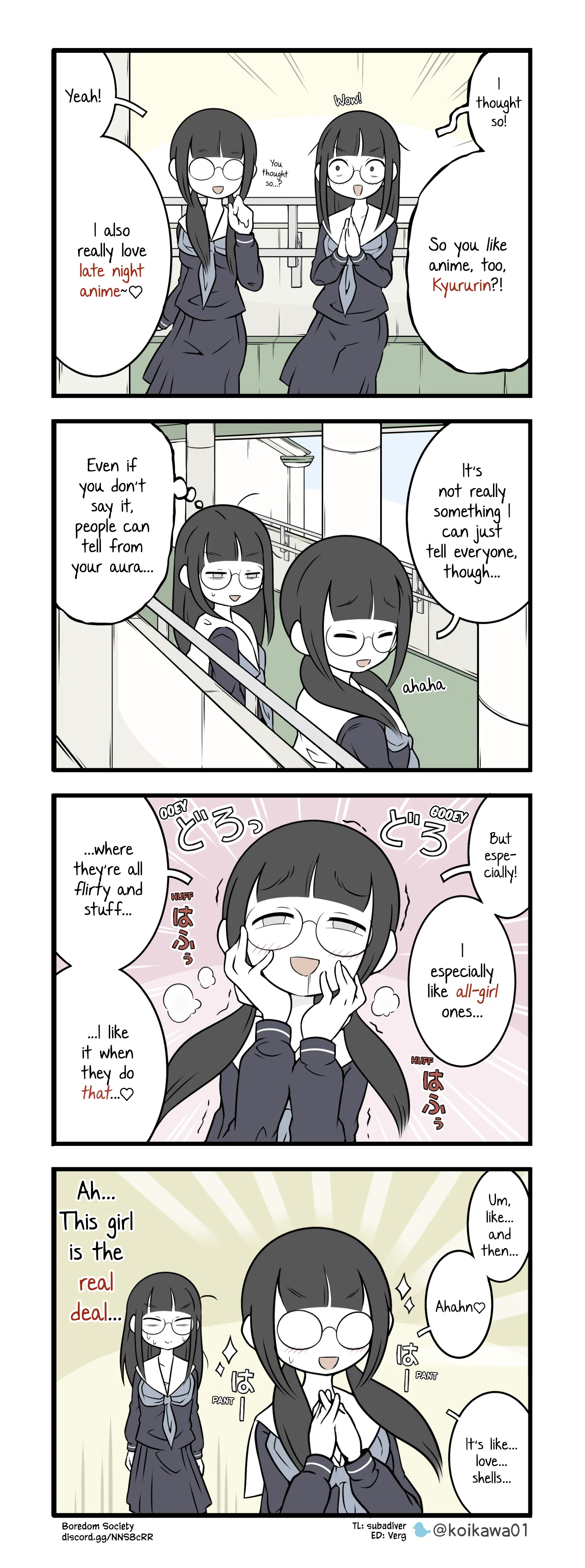Bijutsubu Girl Chapter 107 page 1
