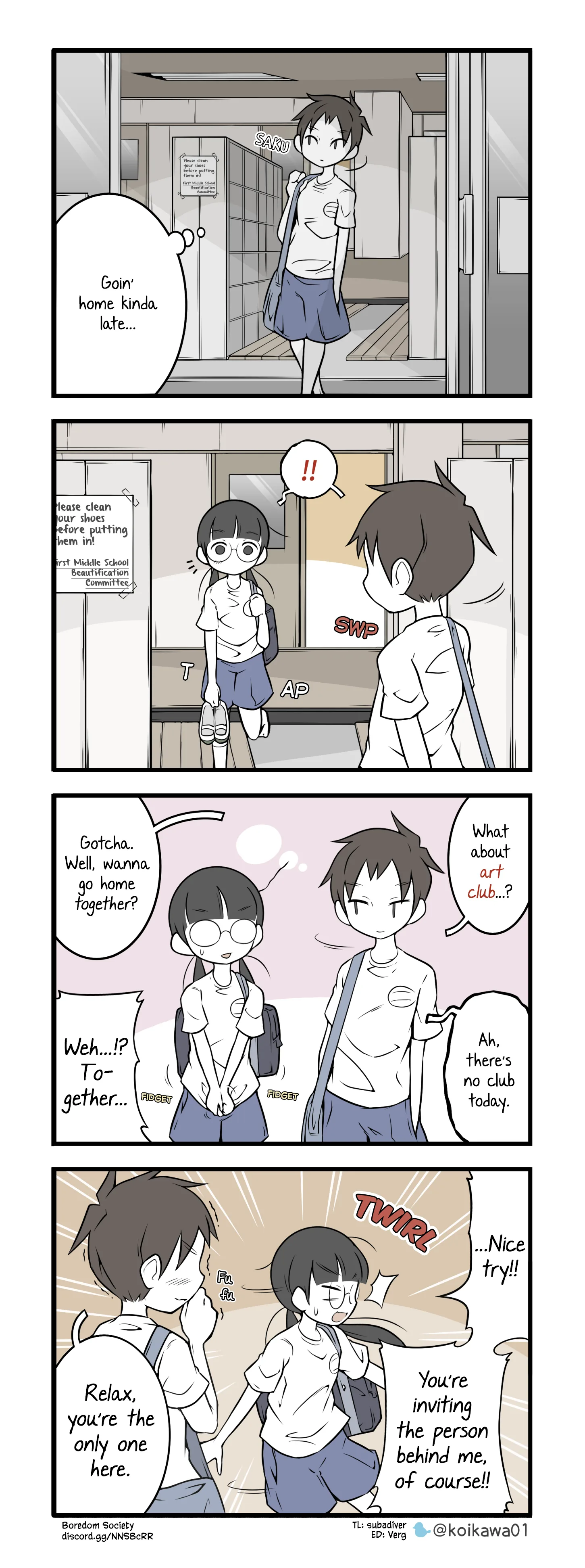 Bijutsubu Girl Chapter 113 page 1