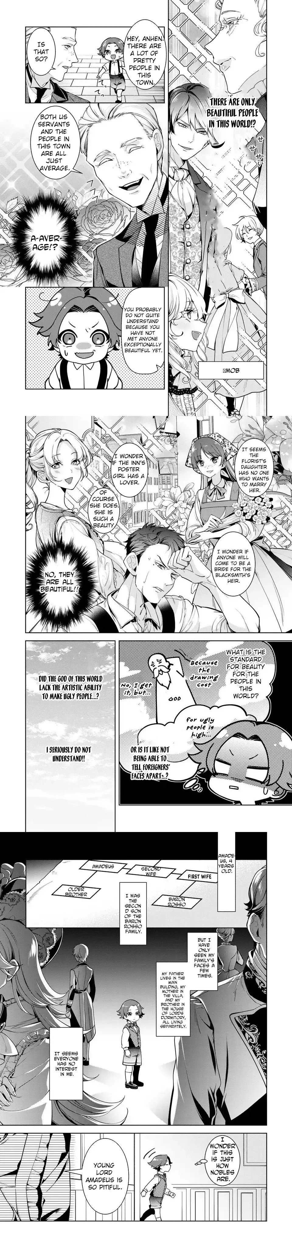 Bikei Inflation Sekai de Bakemono Reijou to Koi ga Shitai! Chapter 1 page 3