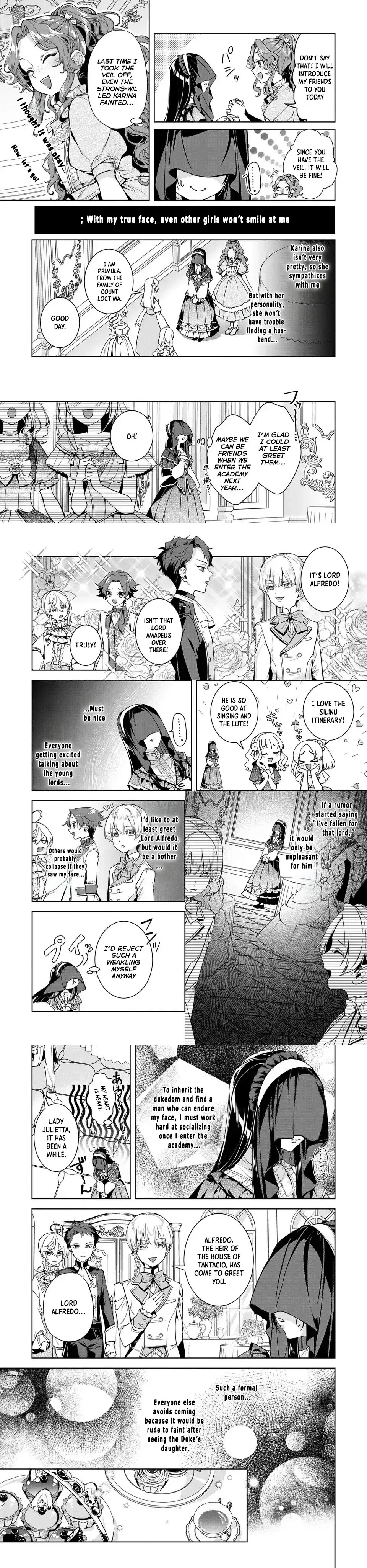 Bikei Inflation Sekai de Bakemono Reijou to Koi ga Shitai! Chapter 3 page 3
