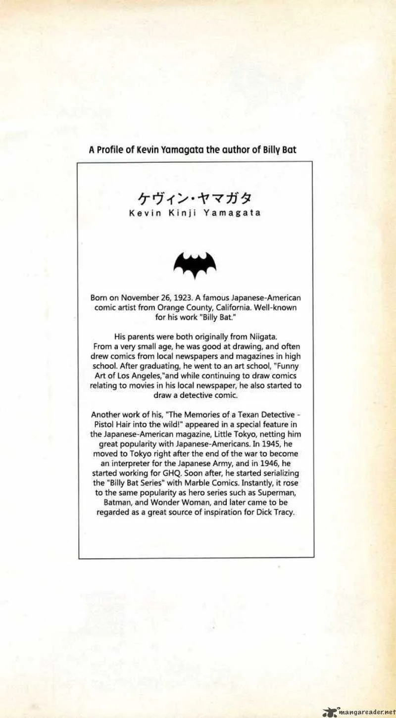 Billy Bat Chapter 2 page 2