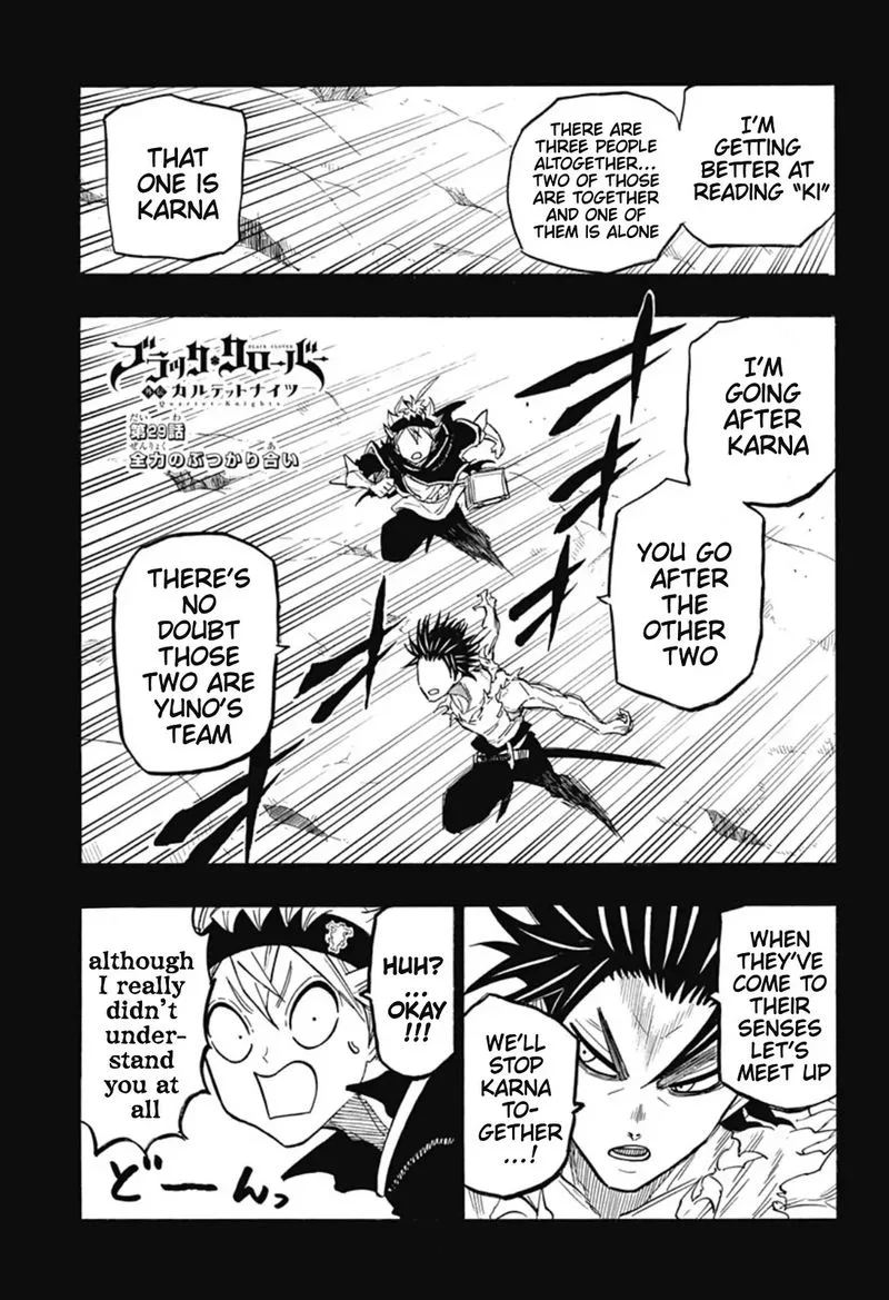 Black Clover Gaiden: Quartet Knights Chapter 29 page 1
