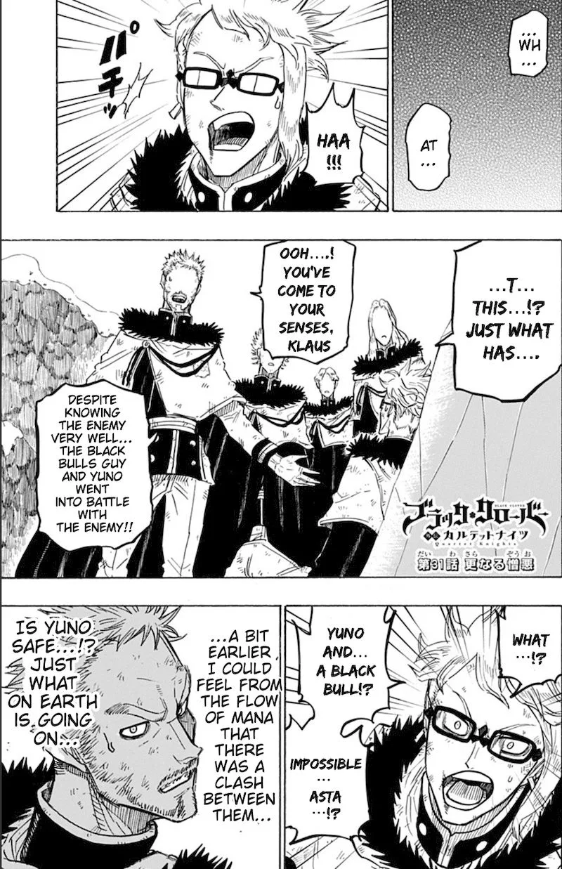 Black Clover Gaiden: Quartet Knights Chapter 31 page 1
