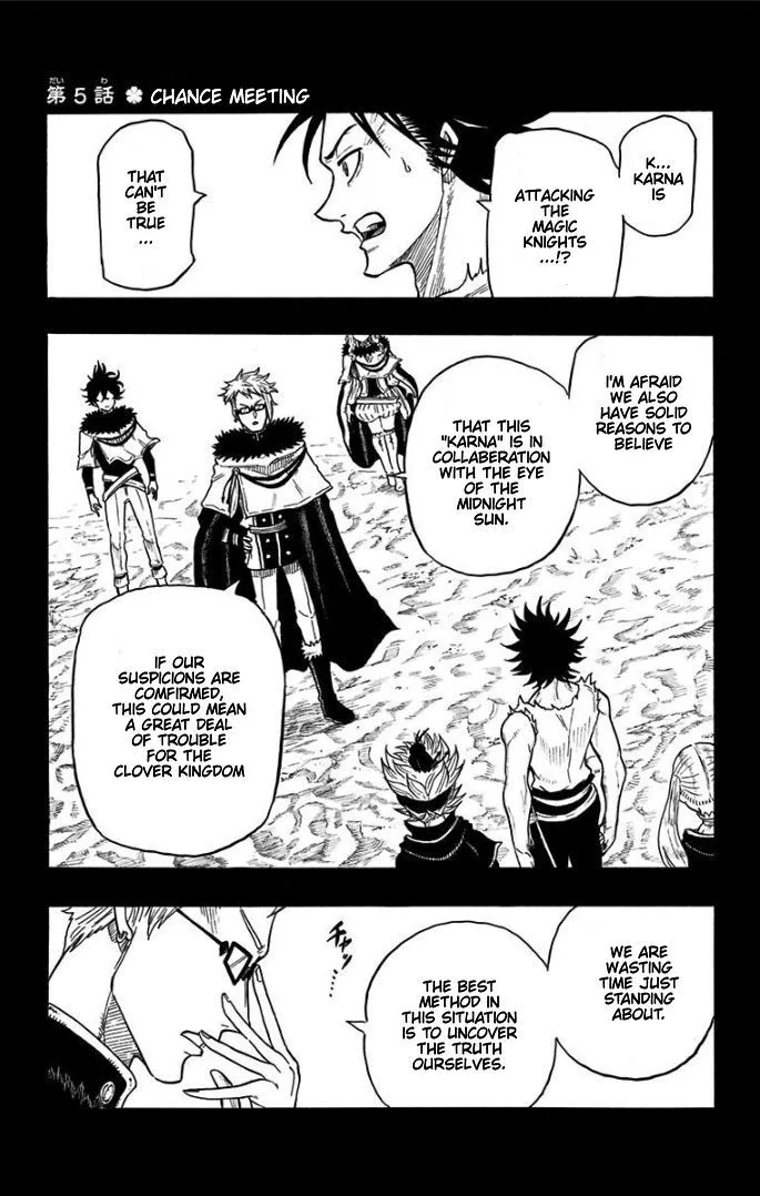 Black Clover Gaiden: Quartet Knights Chapter 5 page 1