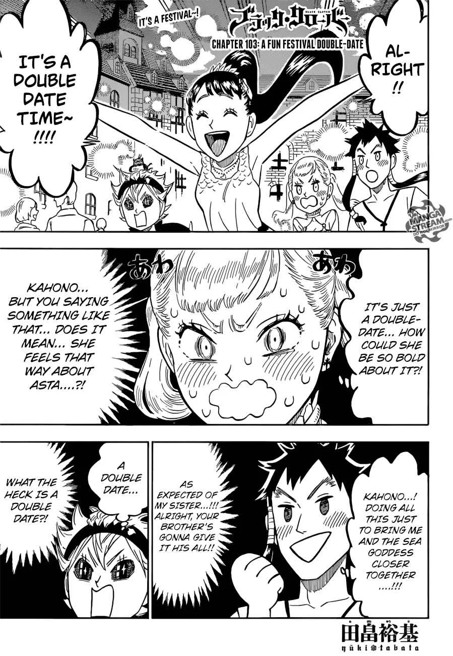 Black Clover Chapter 103 page 1