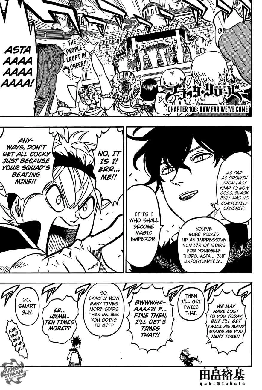 Black Clover Chapter 106 page 1