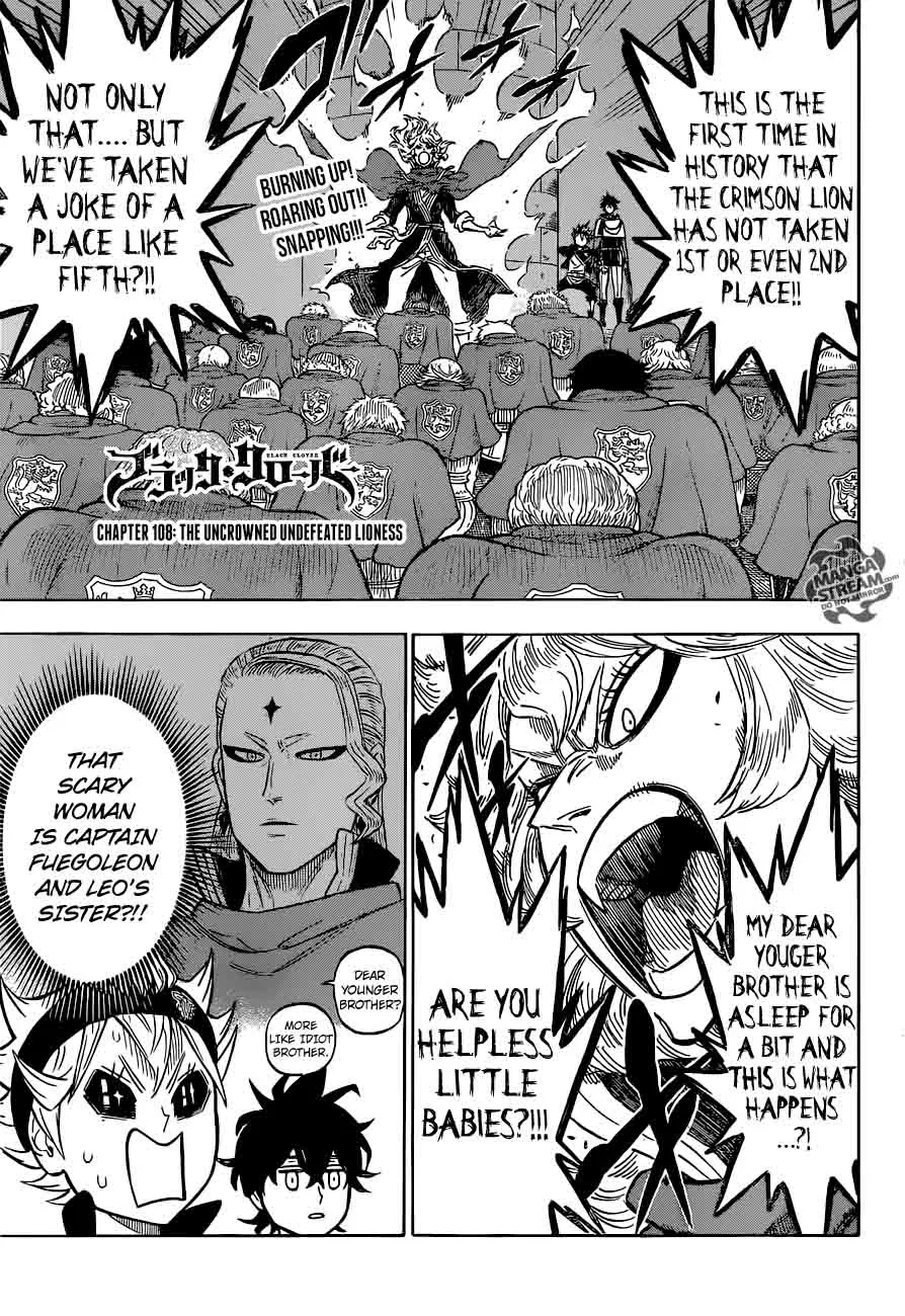 Black Clover Chapter 108 page 1
