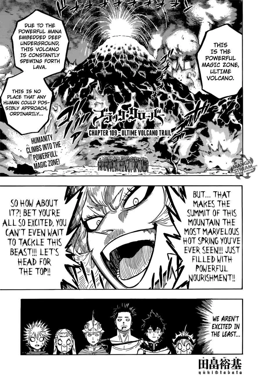 Black Clover Chapter 109 page 1