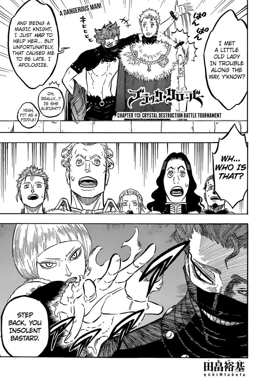 Black Clover Chapter 113 page 1
