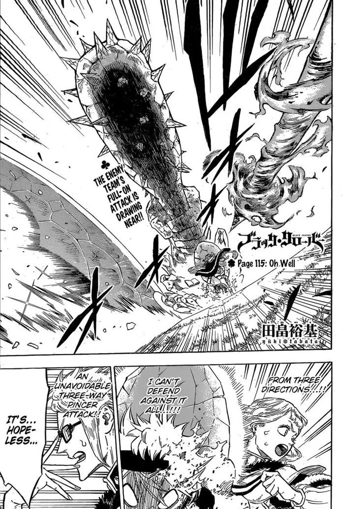 Black Clover Chapter 115 page 1