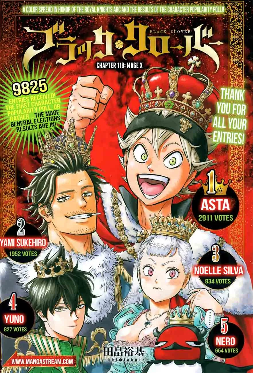 Black Clover Chapter 118 page 1