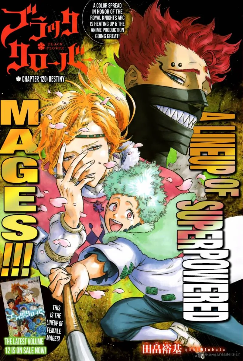 Black Clover Chapter 120 page 1