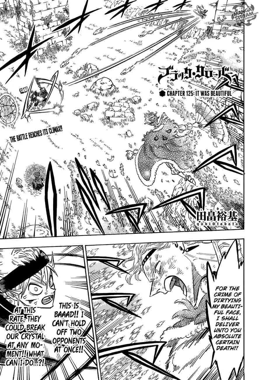 Black Clover Chapter 125 page 1