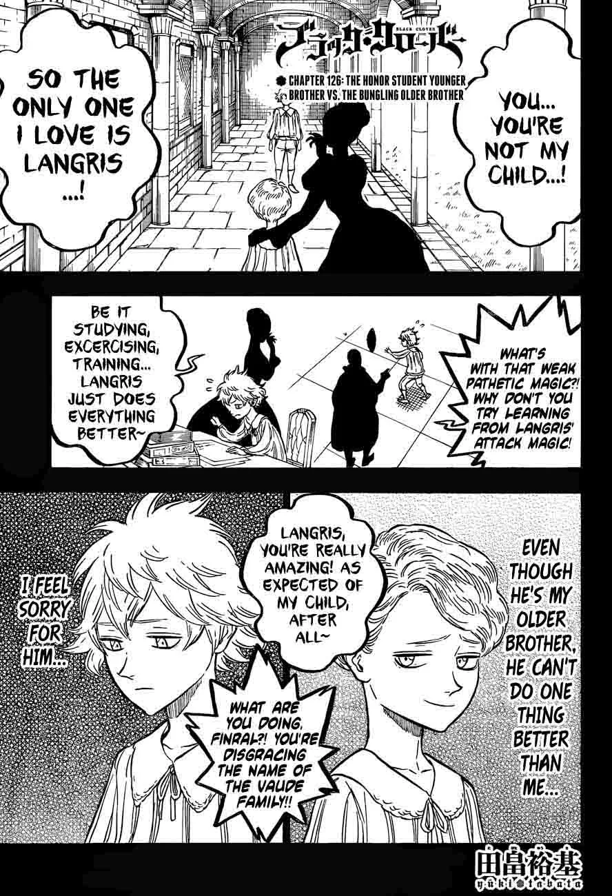 Black Clover Chapter 126 page 1