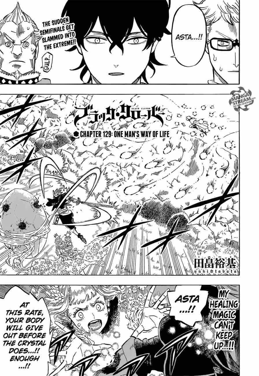 Black Clover Chapter 129 page 1