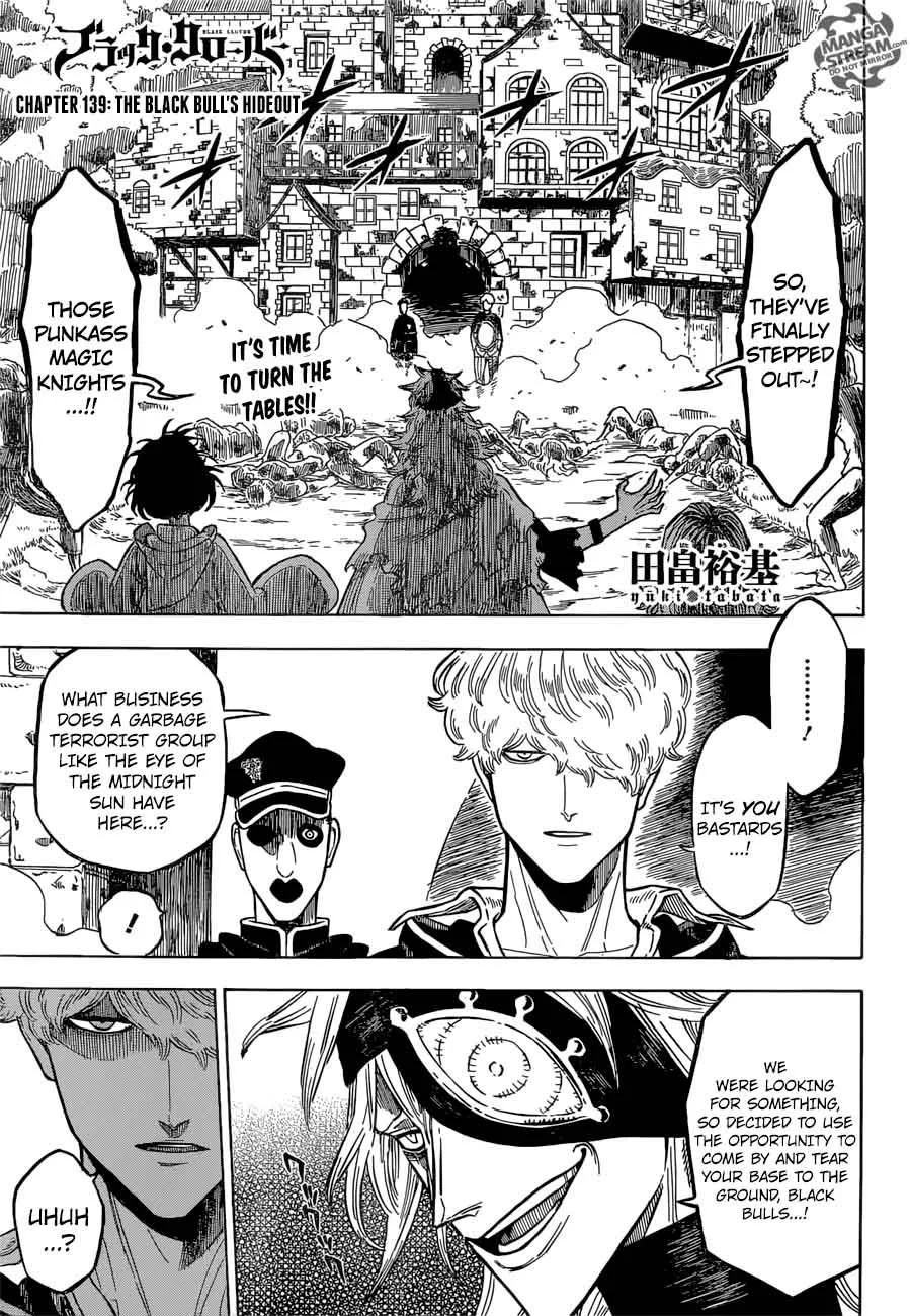 Black Clover Chapter 139 page 1