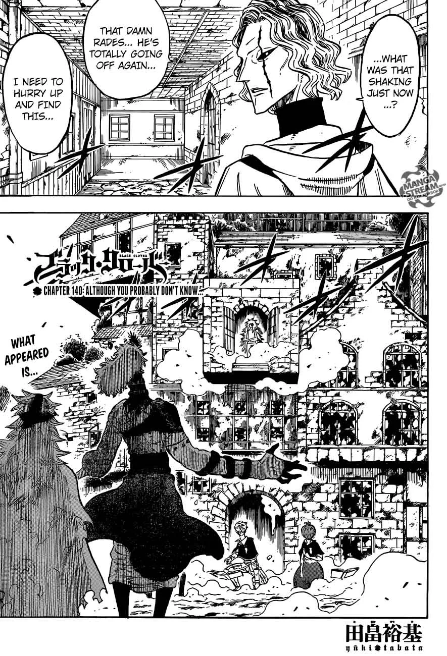 Black Clover Chapter 140 page 1