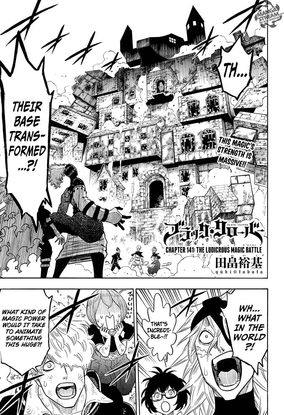 Black Clover Chapter 141 page 1