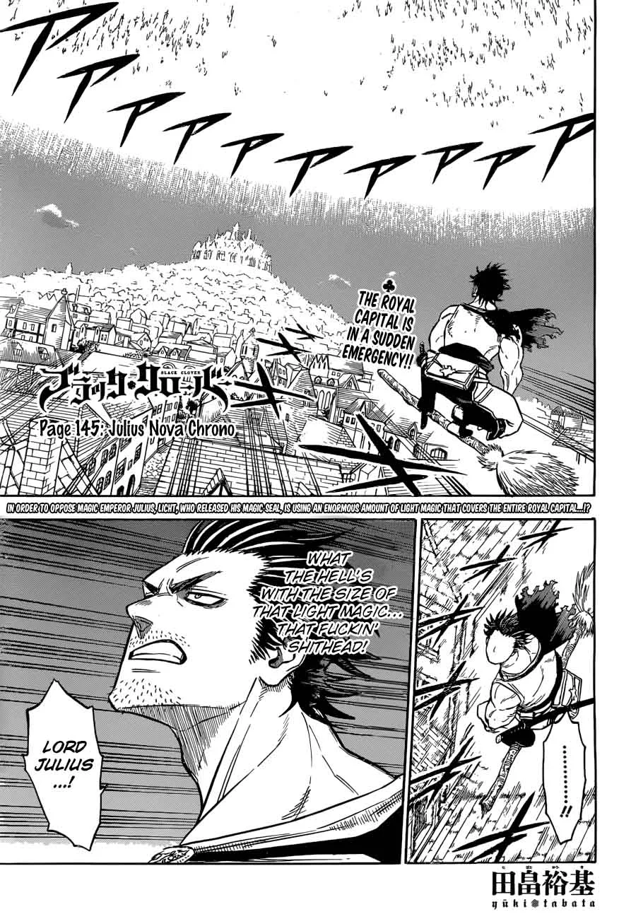 Black Clover Chapter 145 page 1