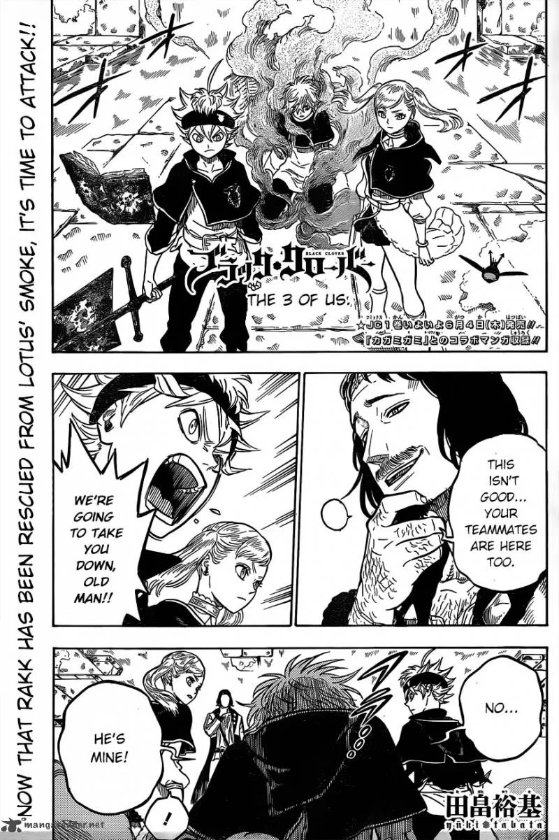 Black Clover Chapter 15 page 1