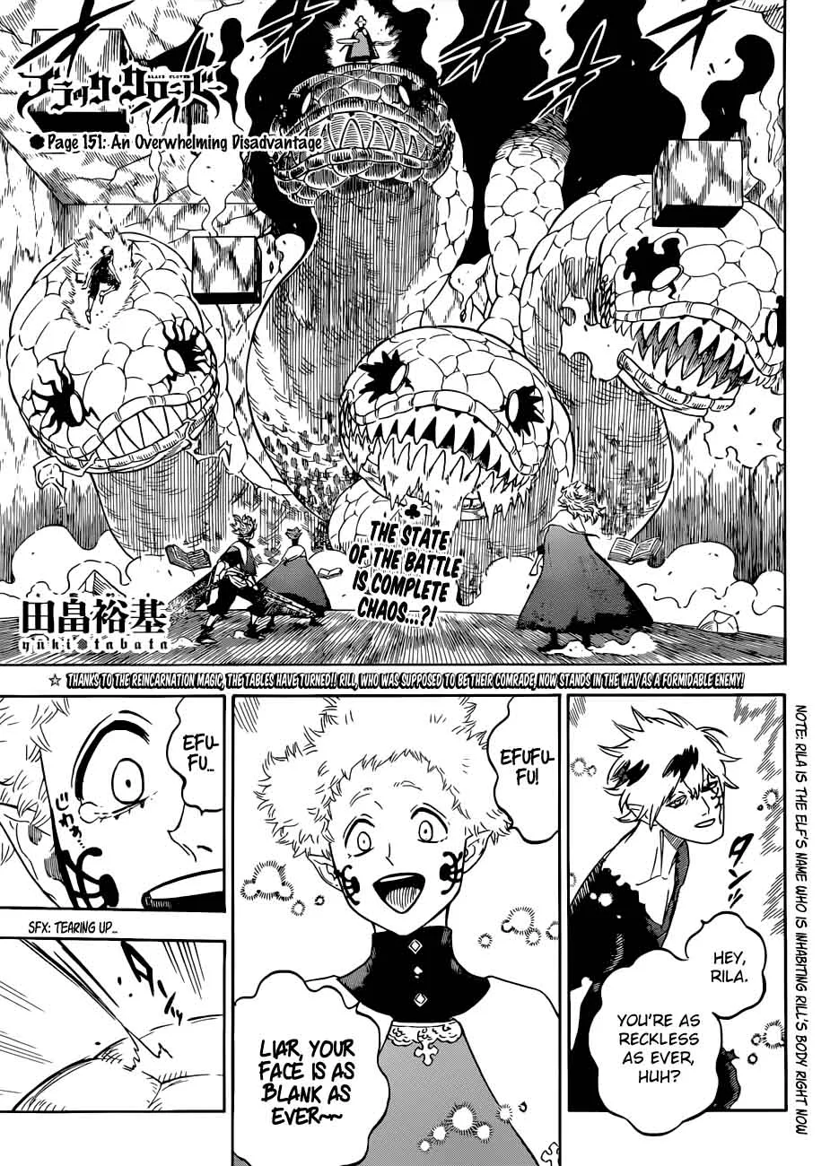 Black Clover Chapter 151 page 1