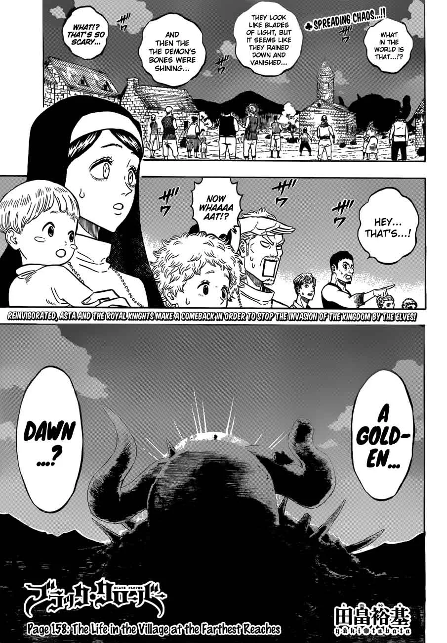 Black Clover Chapter 158 page 1