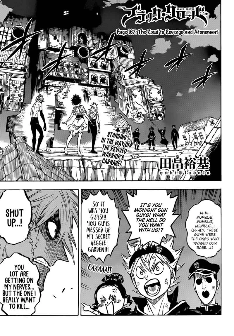 Black Clover Chapter 167 page 1