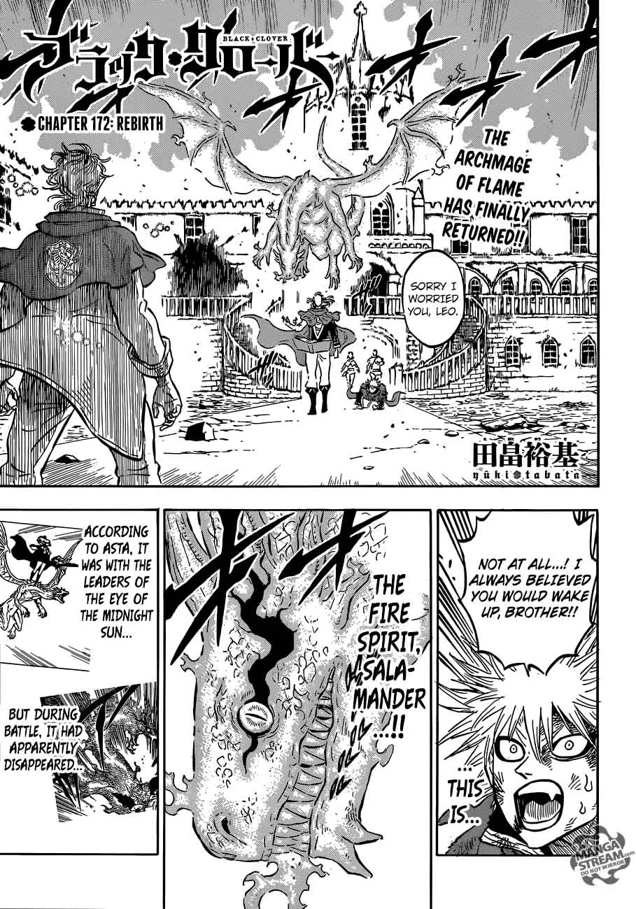 Black Clover Chapter 172 page 1
