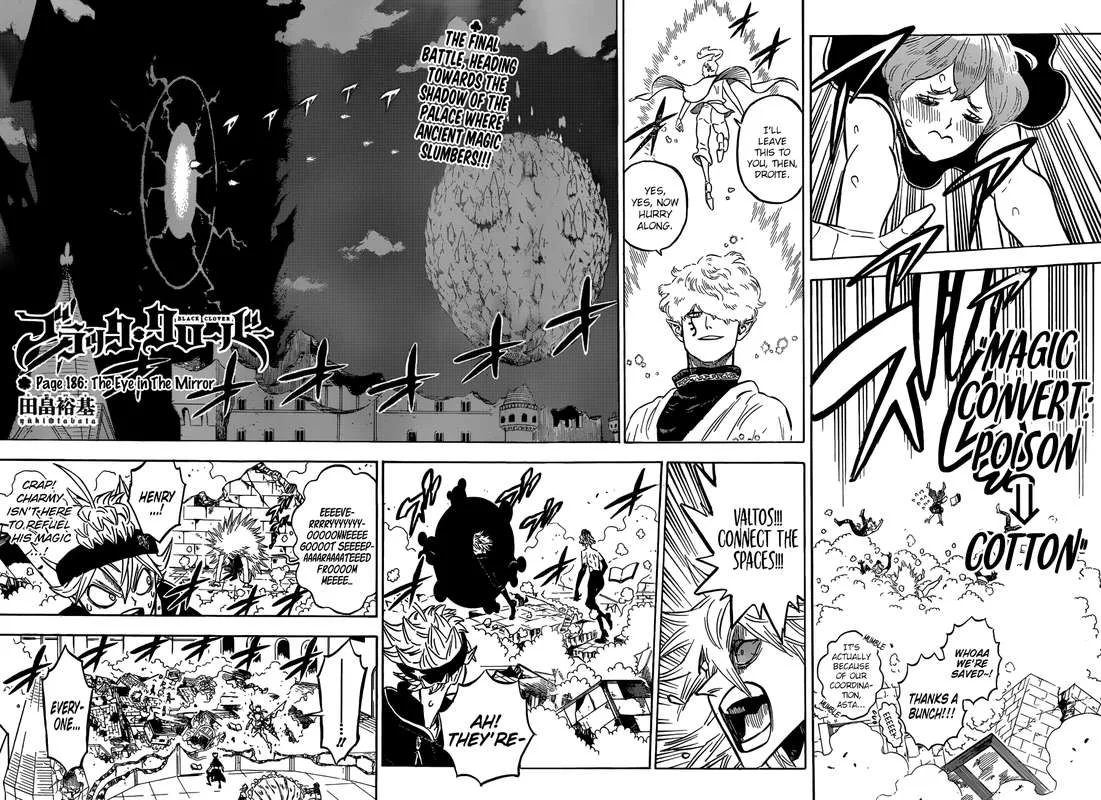 Black Clover Chapter 186 page 2