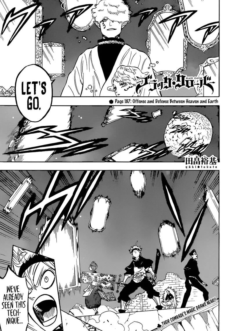 Black Clover Chapter 187 page 1