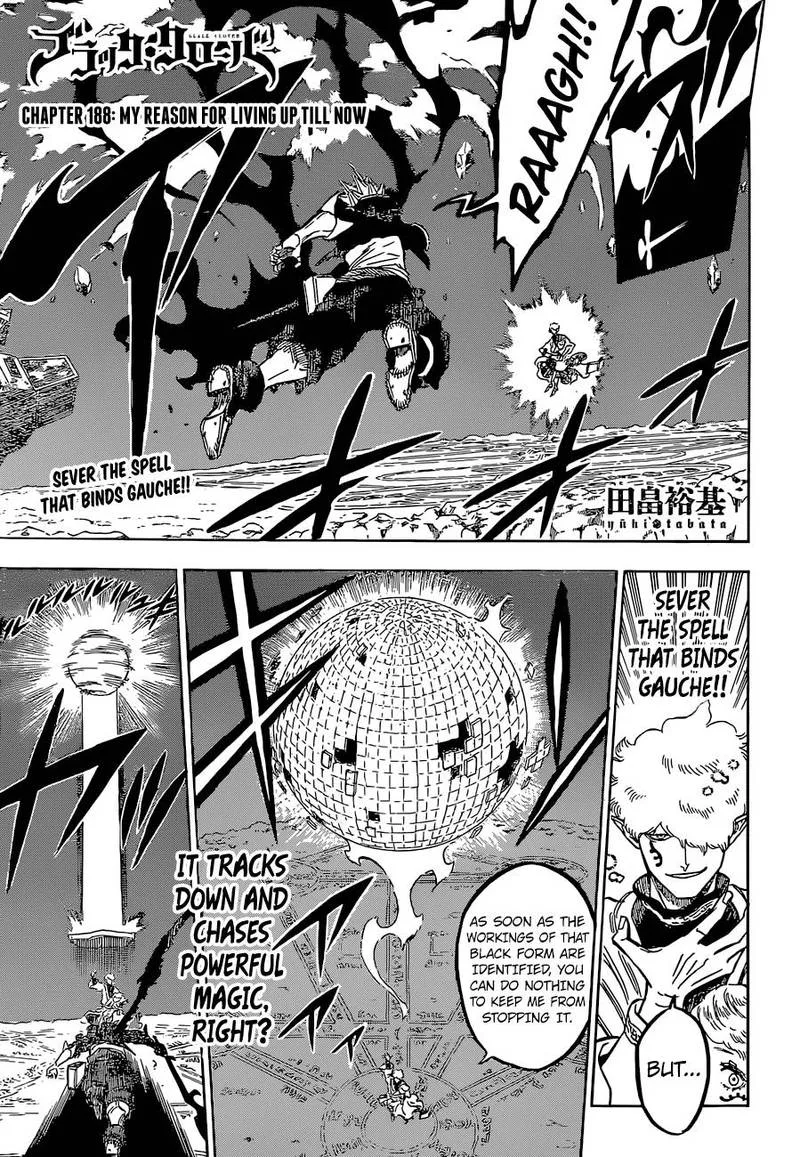Black Clover Chapter 188 page 3