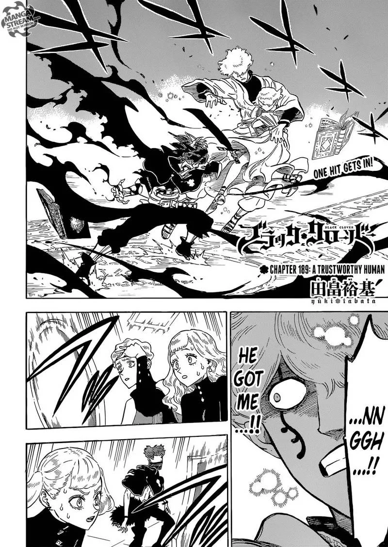Black Clover Chapter 189 page 2
