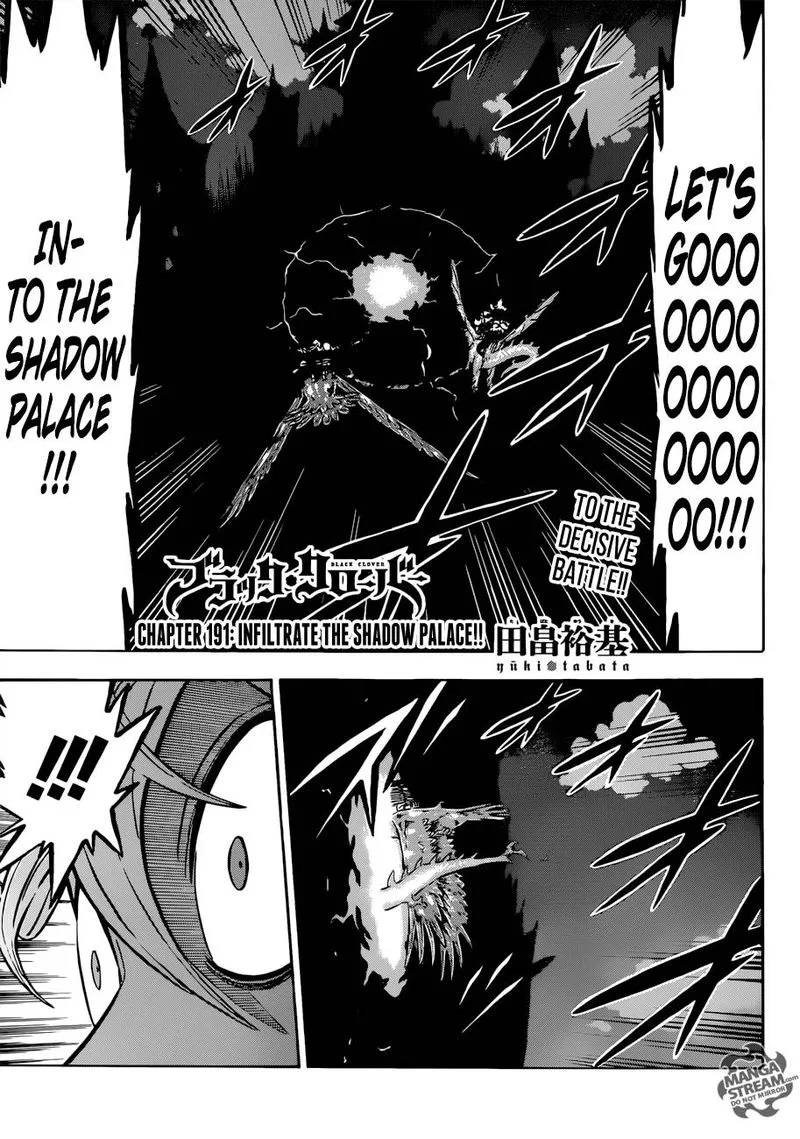 Black Clover Chapter 191 page 1