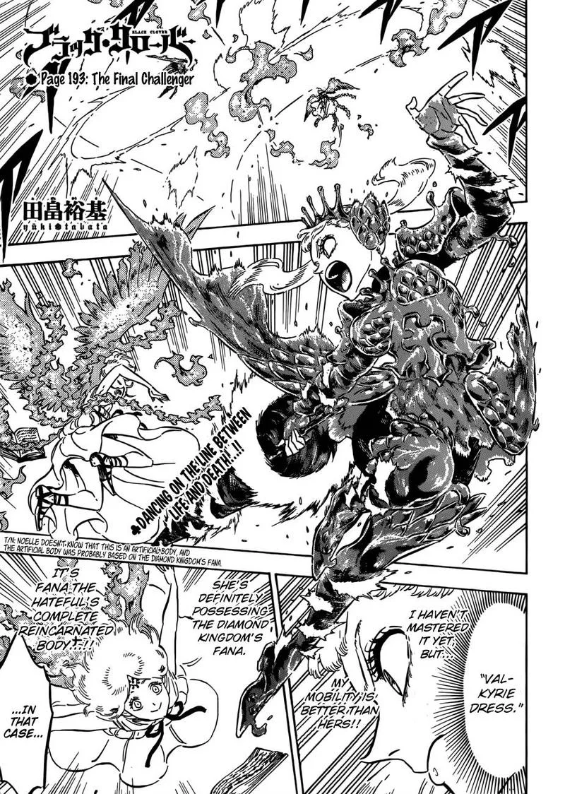 Black Clover Chapter 193 page 1