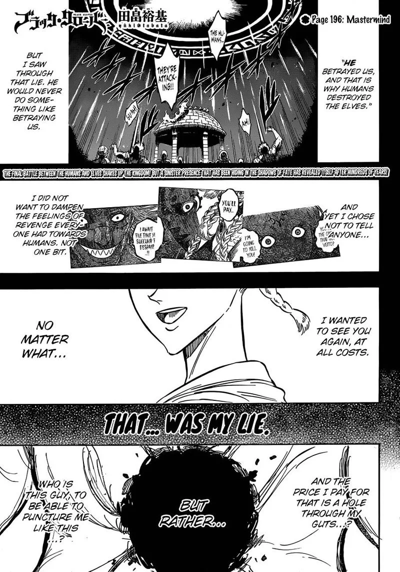 Black Clover Chapter 196 page 1