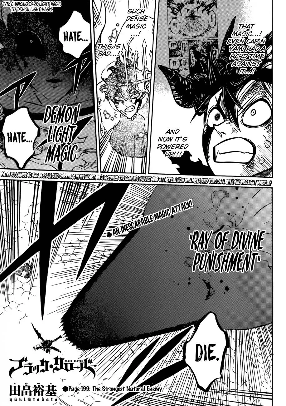 Black Clover Chapter 199 page 1