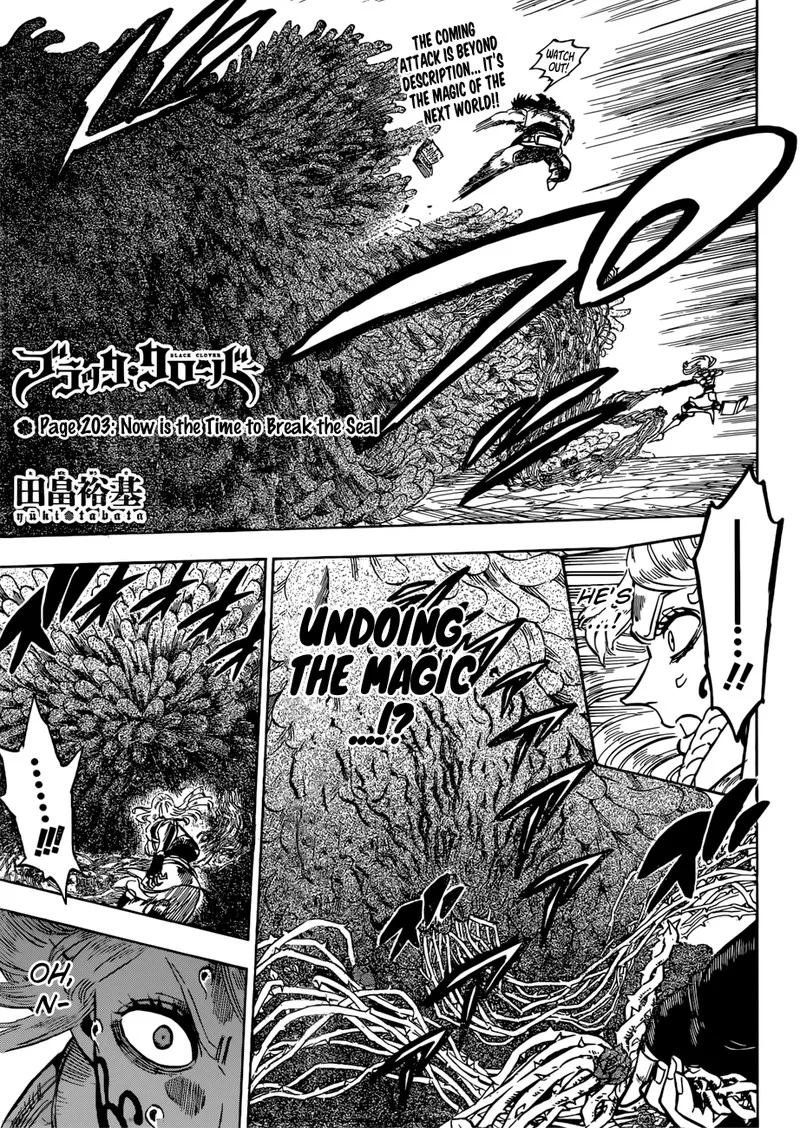 Black Clover Chapter 203 page 1