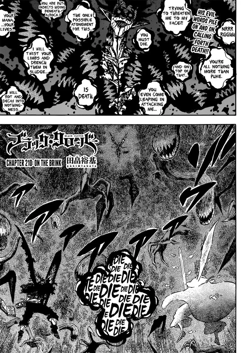 Black Clover Chapter 210 page 1